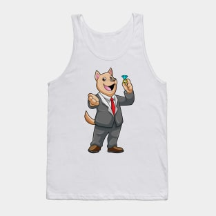 Dog Wedding Groom Wedding ring Tank Top